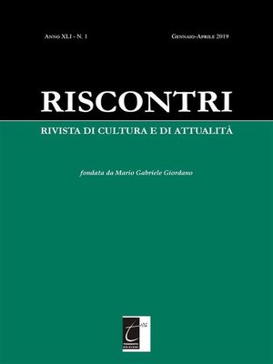 cover image of Riscontri. Rivista di cultura e di attualità